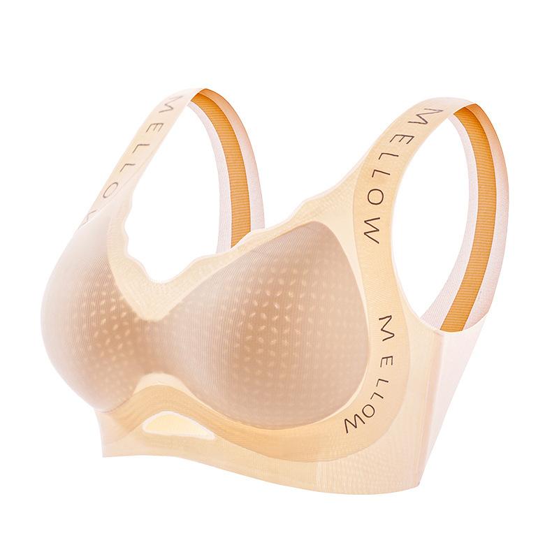 Summer Casual Breathable, Seamless, Comfortable and Refreshing Gathering Anti-gravity Steel Ring Anti-sagging Vest Bra