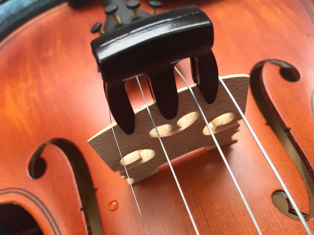Universal Three-Prong Steel Violin Mute Silencer
