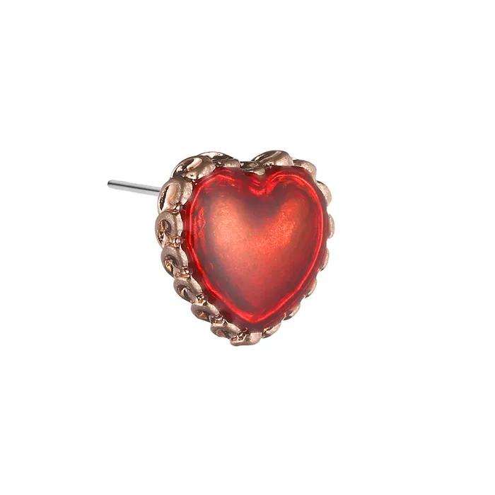 valentine heart earrings