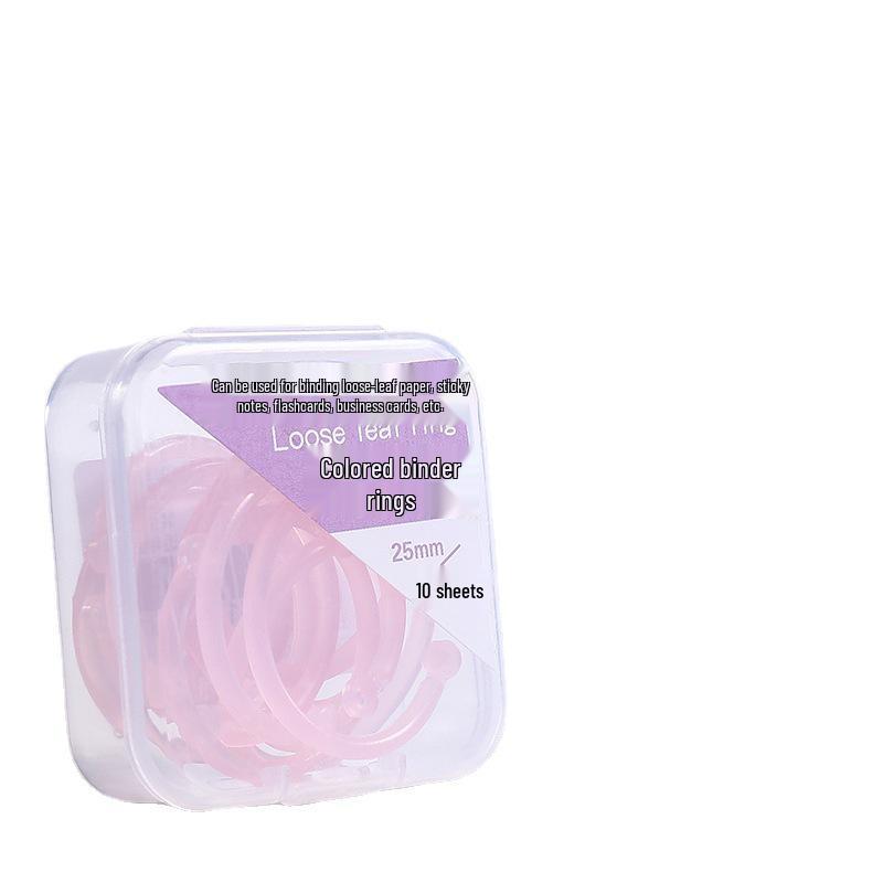Plastic Openable Loose-Leaf Binder Ring Clip