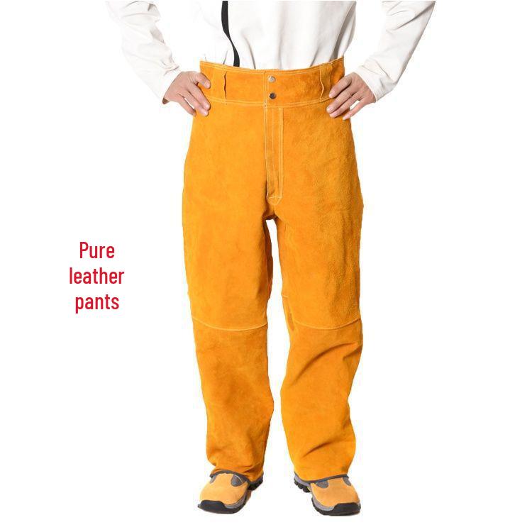 Leather Electric Welding Protective Workwear - Anti-scald Radiation Protection for Welders.