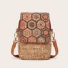 Stylish Retro Multi-element Mobile Phone Bag Coin Purse Multi-layer Single Shoulder Crossbody Bark Women's Bag