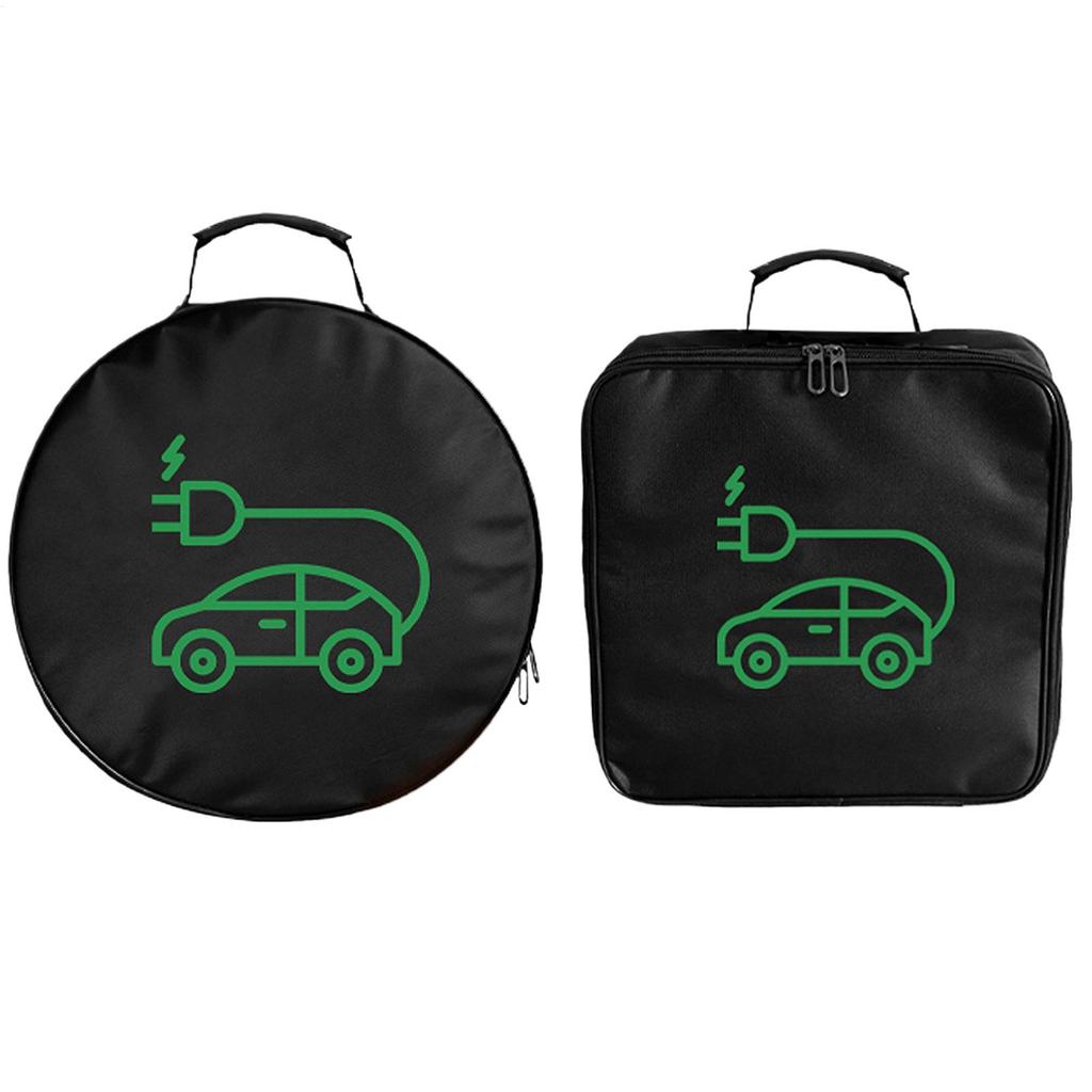 EV Charging Cable Storage Bag Electric Car Charger Box Charging Organizer Jumper Cable Bag Waterproof Fire Retardant Organizer