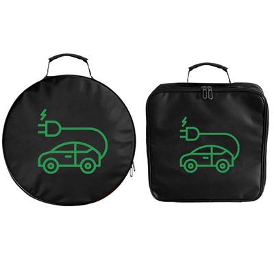 EV Charging Cable Storage Bag Electric Car Charger Box Charging Organizer Jumper Cable Bag Waterproof Fire Retardant Organizer