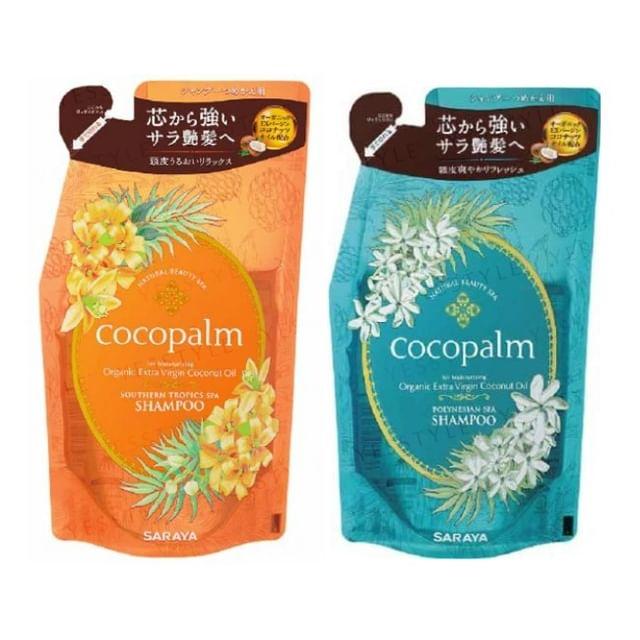 SARAYA - Шампунь с органическим кокосовым маслом первого отжима Cocopalm Polynesian Tahiti Spa - 380ml Refill