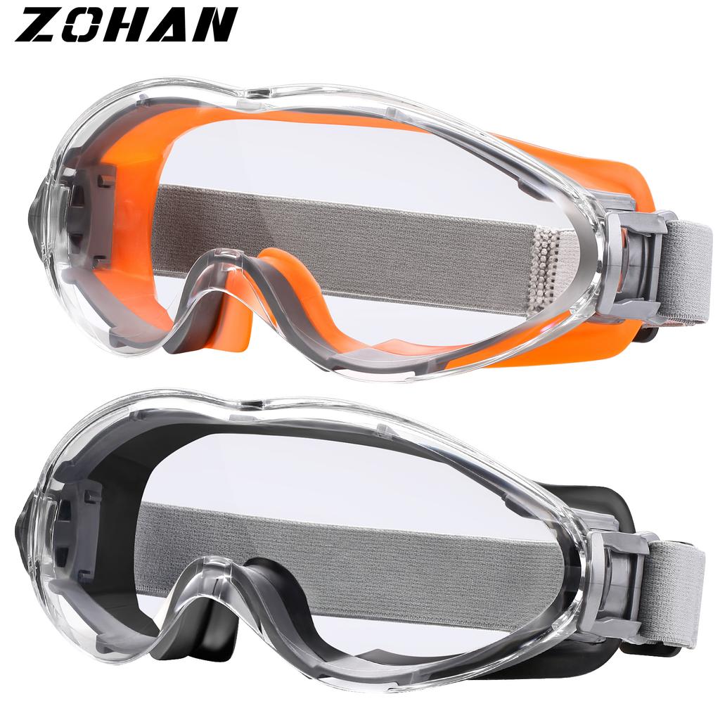 2PCS Glasses safety Goggles Shockproof Work Splash Dust-Proof Glasses Protective Safety Dustproof for Hunting Shooting