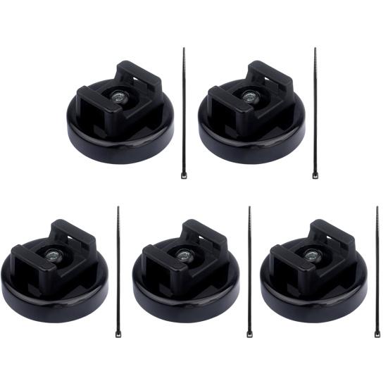 Magnetické základny pro stahovací pásky odolné proti UV záření kompaktní přenosné víceúčelové uvolnitelné kabelové stahovací pásky sedlového typu základny