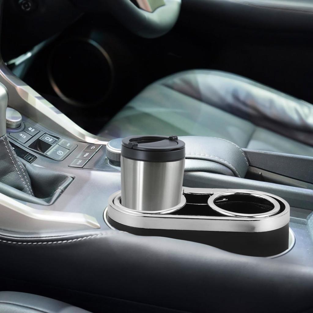 Cabilock Car Cup Holder Dual Bottle Rack Car Cup Stand