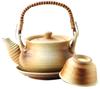 Maruyoshi Pottery Teapot Set, Shino Bowl, M2220