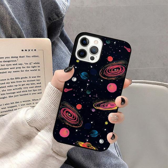 Aesthetic Planet Phone Case For iPhone 17 Air 14 13 12 16Pro Max 15 Plus Max Cover Shell Coque