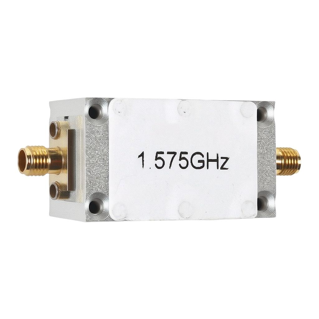 1575M SAW Filter 1.575GHZ Bandpass Oscillograph for Acoustic Wave Filter Aluminium Housing Less Than 0.2W Input Power