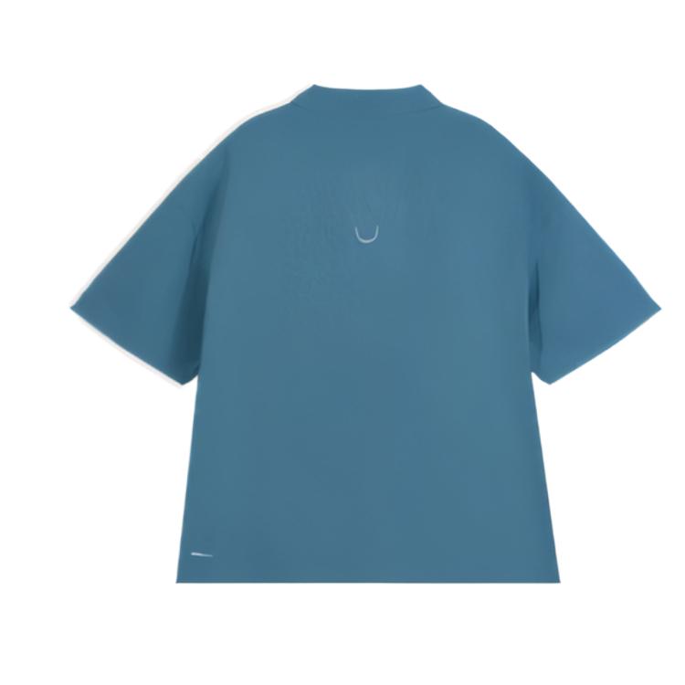 PUMA ESS Shirts Men's Sea Blue Lapel Moderate 633869-80