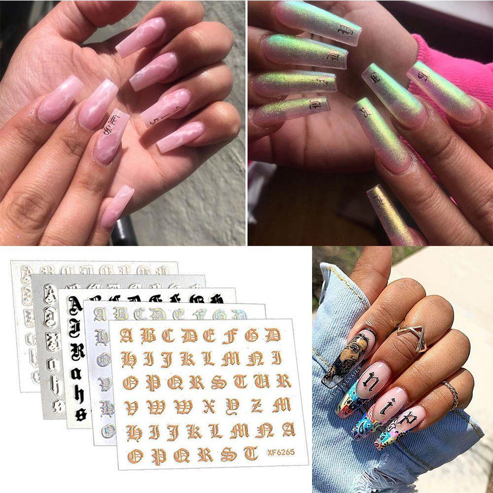 Buy Decorations Words Holographic Adhesive Letter Laser Diy 3d Nail Art Nail Foils Nail Stickers Decals At Affordable Prices Free Shipping Real Reviews With Photos Joom