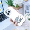 Cute Shark Phone Case For iPhone 17,16,15,14,13,12,Pro MAX Black Matte Shockproof Cover