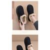 Birkenstock Women's Winter Fleece Women's Shoes, Cotton Shoes, Women's One-foot Pedals, Platform Mom Shoes, Fashionable Height-enhancing Shoes