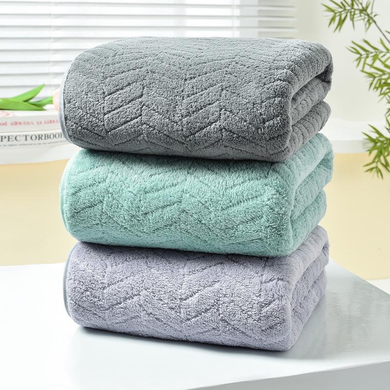 Temu Korallenfleece Weizenohr Handtuchset