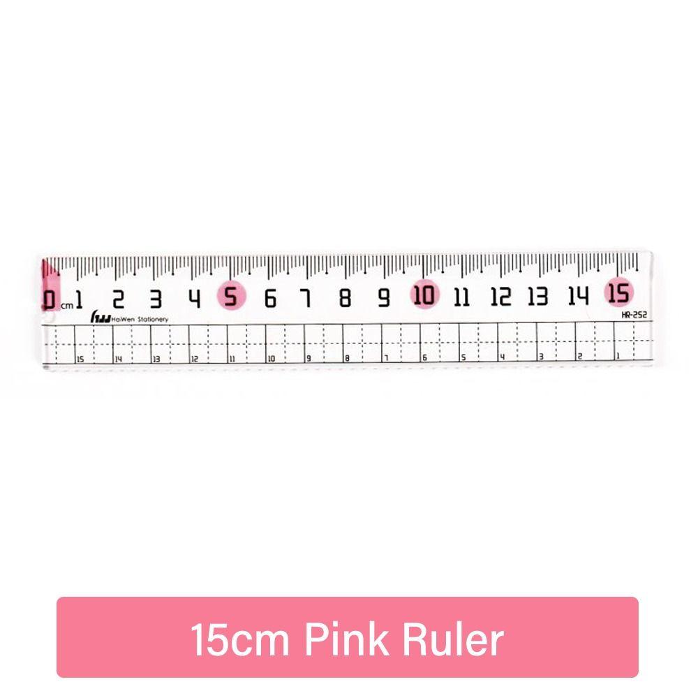 Preventing Myopia Ruler Transparent Straight Rulers Creative Scale Ruler  School Office