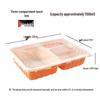 Disposable 3-Compartment Takeaway Lunch Boxes
