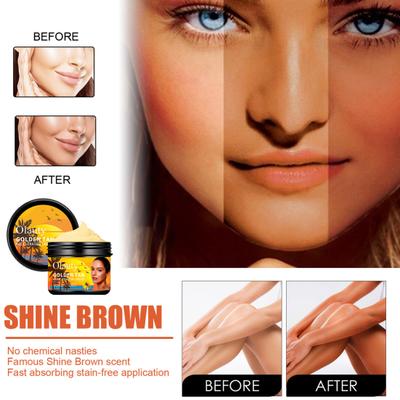 40/80G Intensive Bräunungscreme Outdoor Bräunung Bronzing Tan Accelerator Wasserdicht Langanhaltende Feuchtigkeitsspendende Pflegende Männer Frauen Körperbräunung