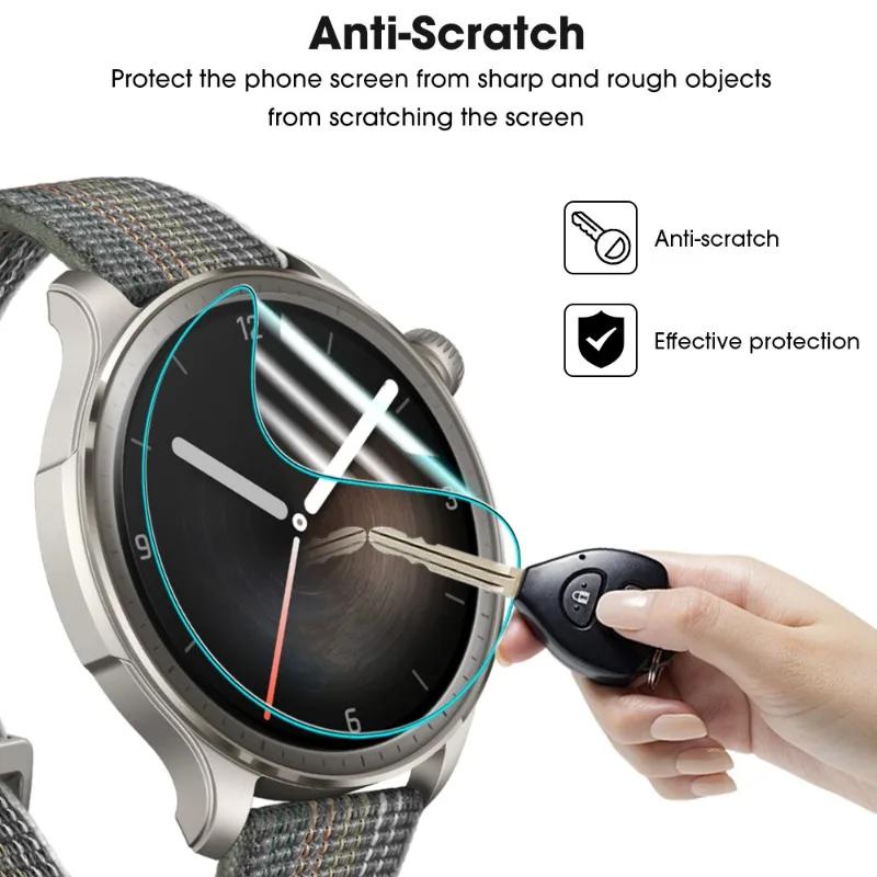 For Amazfit Balance HD Clear Soft Screen Protector Films Anti-scratch Protective Hydrogel Films for Amazfit Balance Smartwatch