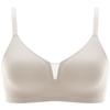 Traceless underwear, women's small breasts gather, big breasts show small, thin anti-sagging latex bra, fixed cup, no steel ring bra.