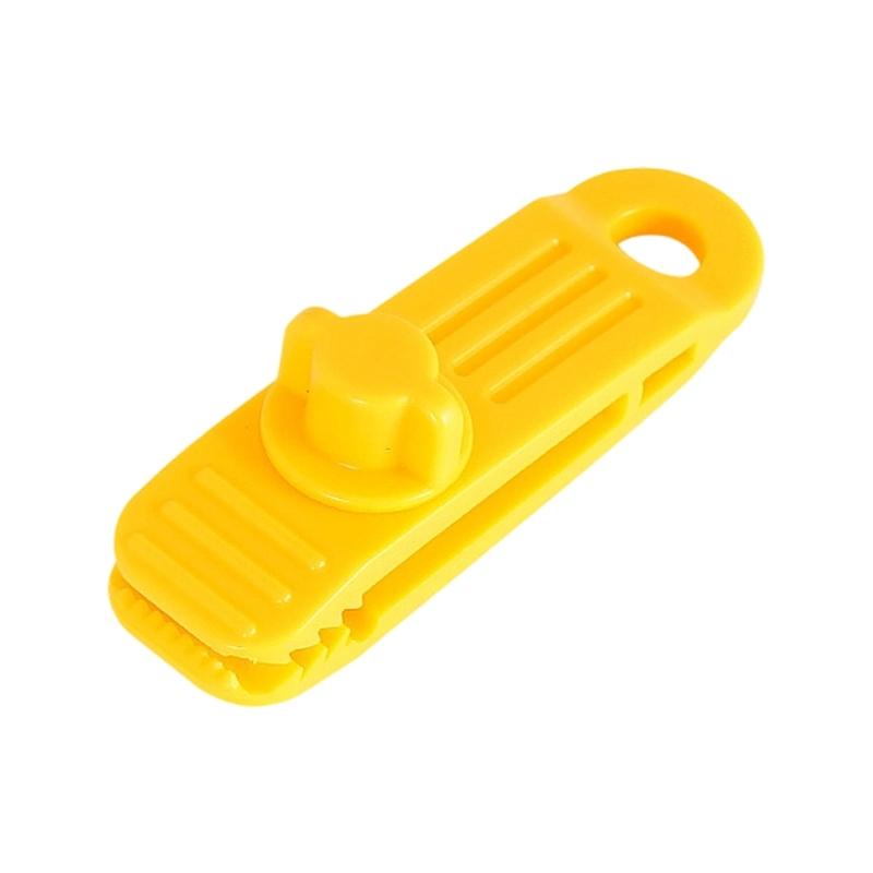 1Pc Tarpaulin Clip Set, Tarp Clip Clamps, Plastic Tarp Clip Set Camping Awning Canopy Clamps Clip Tent Tighten Tarps жёлтый