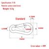 Spring Hook Safety Buckle - Jin Rui Gourd Shape Iron Hook 7x70, High Quality