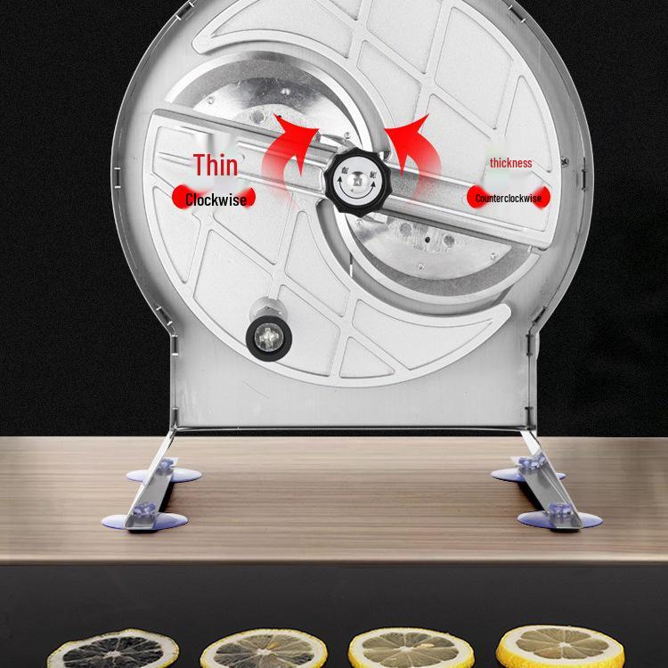 Stainless Steel Manual Electric Slicer for Fruits & Vegetables