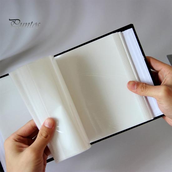 Zásuvné fotoalbum Plátěný obal 50 stran 100 kapes 4 x 6 palců Svatební cestování Miminko Děti Rodinné výročí Kolekce obrázků Kniha