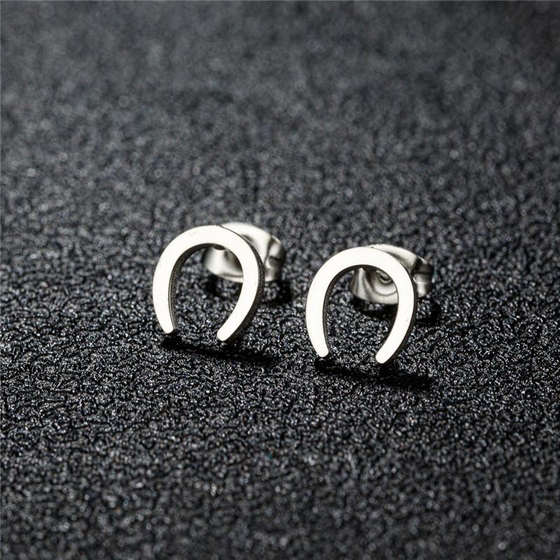Minimalist Cute Animal Earings Jewelry Small Penguin Fish Swallow Stud Earrings for Women U Shaped Earing Oorbellen