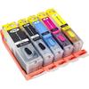 280XL 281XL 280 281 XL Refillable C A K E Ink Cartridges Compatible for PIXMA TS6120 TS6220 TS6320 TR7520 TS8320 TS8120 TS8220 TR8520 TR8620 TS9120