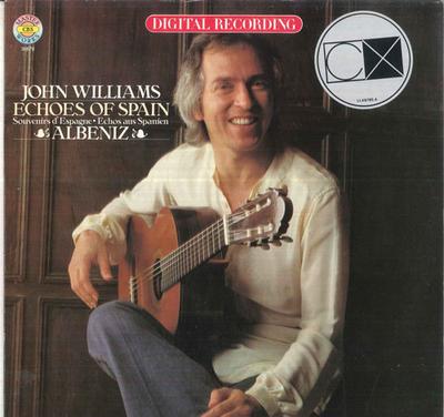 LP Record JOHN WILLIAMS - Echoes Of Spain - Albeniz DCX36679 CBS MASTERWORKS 1981 Holland Classical Used