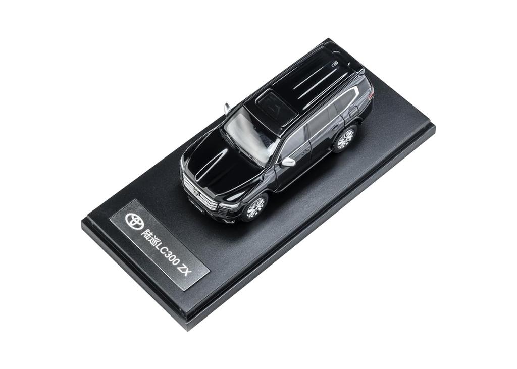 LCD MODELY Toyota SPORT Hotový model 1/64 LC300-GR (Černá)