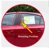 Front Rear Left Right B-Pillar Outer Trim Plate Door Center Pillar Window Decoration Panel for Chevrolet Cruze 2009-2015