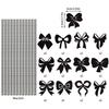 Bow Creative Decor Disposable Straw Birthday Party Scene Props Decoration