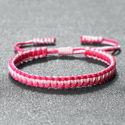 Multicolor Handgemaakt Geweven Nylon Touw Armband Gemengde Kleur Gebreide Ketting Armbanden Voor Mannen Vrouwen Verstelbare Vriendschap Yoga Sieraden