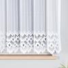 Felicja Ready-made Jacquard Curtain White With Pattern Bottom 300X160