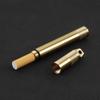 Brass Seal Bottles Waterproof Canister Keychain Medicine Toothpick Bottle Outdoor Camping Tool