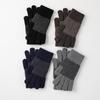 Herren Winter Warme Alpaka-Mischung Touchscreen Handschuhe