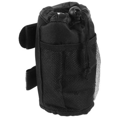 Water Bottle Carrier Durable Nylon Fabric Scratch Resistant Adjustable Shoulder Waist Back Bottle Holder for Hiking