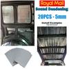 10 Sheets Sound Deadener Heat Insulation Mat Car Van Sound Proofing Deadening Insulation Car Hood Insulation Silent 5mm