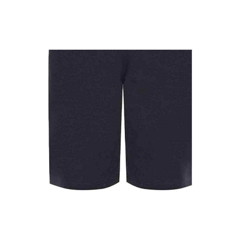 Emporio Armani Solid Color Mid Waist Loose Fit Straight Casual Shorts Men shorts Black 8NPS02PJ05Z1200