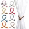 Vorhanghalter Stoff-Vorhangbinder, Fenster-Zurückhalter, Halterungen, Verstellbare Halteleine für Heim-Essentials Schlafzimmer Wohnzimmer Elegante Vorhangbinder