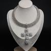 Personalized Rhinestone Cross Pendant Collar Exaggerated Necklace Women's Hip Hop Accessories