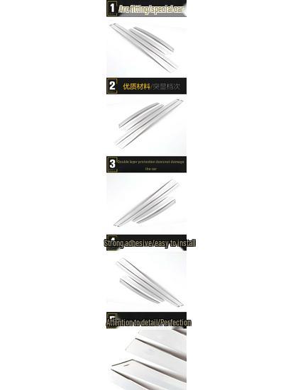 XRV Door & Body Trim: Anti-Scratch Edge Patch & Bright Bumper Strip Accessories