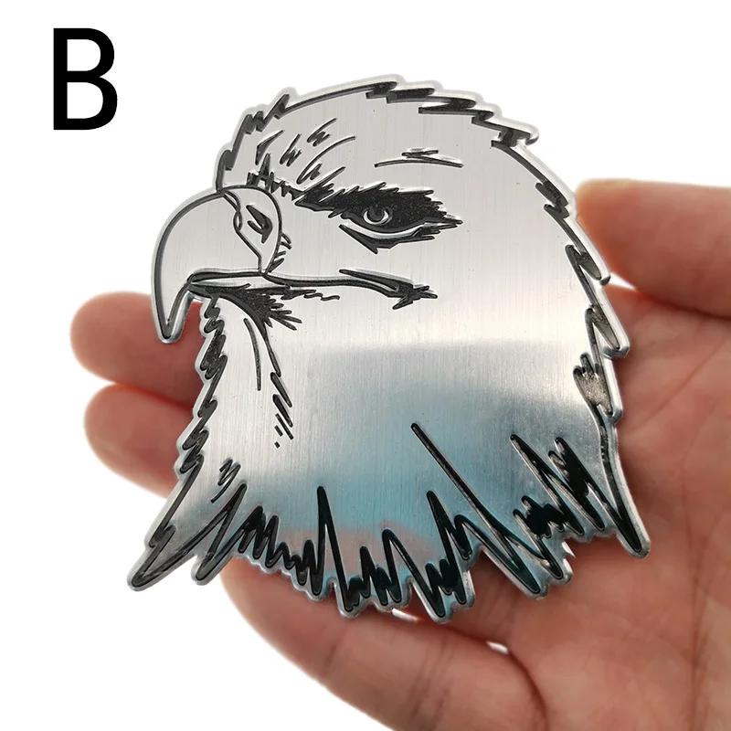 Decorazione Auto Animali Adesivi Logo Metallo 3D Leone/Aquila/Tigre Emblema Alluminio Badge Decalcomania Auto Auto Styling Accessori Auto