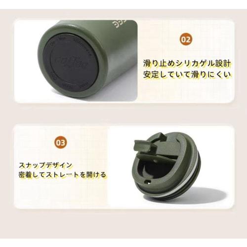 Stainless Steel Tumbler, Coffee Cup with Lid, Keeps Cold, Leak-proof, Vacuum Insulated, Direct-drink, Coffee Mug, Thermos, Water Bottle, Insulated Wat