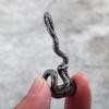 Unisex European Retro Stainless Steel Demon Eye Pendant Necklace