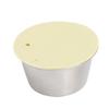 Stainless Steel Reusable Coffee Capsule Cup Refillable Coffee Pod Cup with Silicone Cover