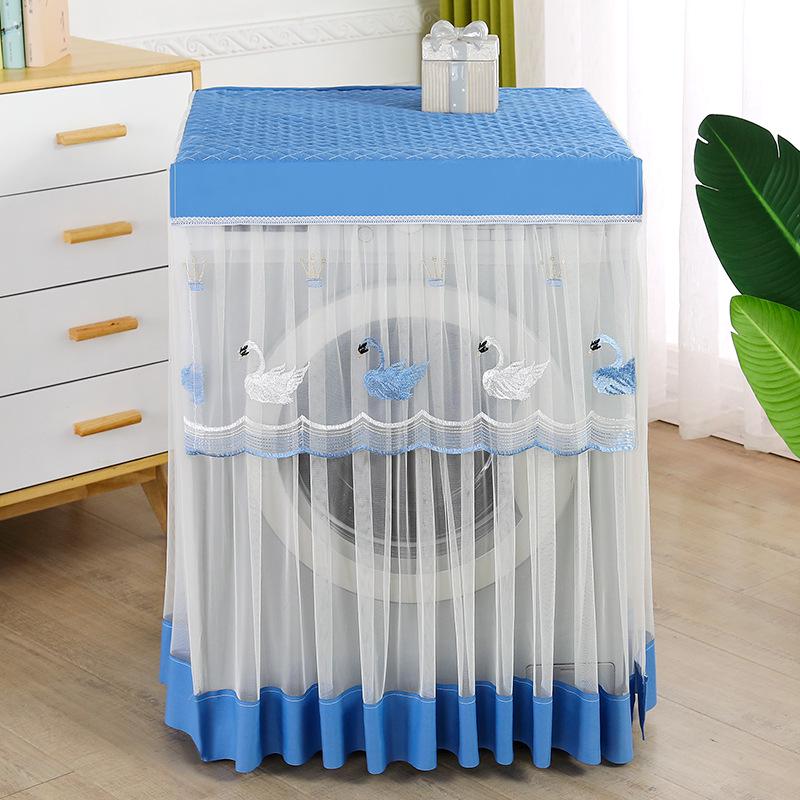 

Lace Fabric Washing Machine Cover: Use Without Removing 60*60*85cm Drum
